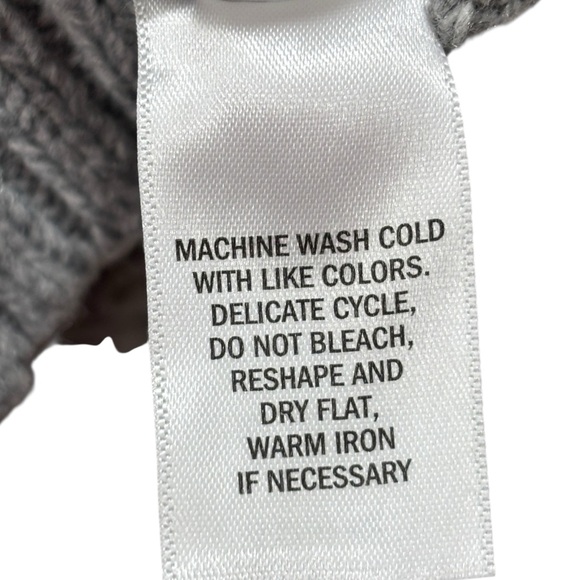 Falls Creek Gray Knit Heavyweight Cardigan Sweater Size L/XL Womens NWT - Picture 8 of 12